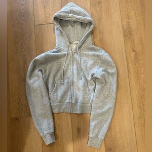 John Galt (PacSun) cropped, zip up sweatshirt